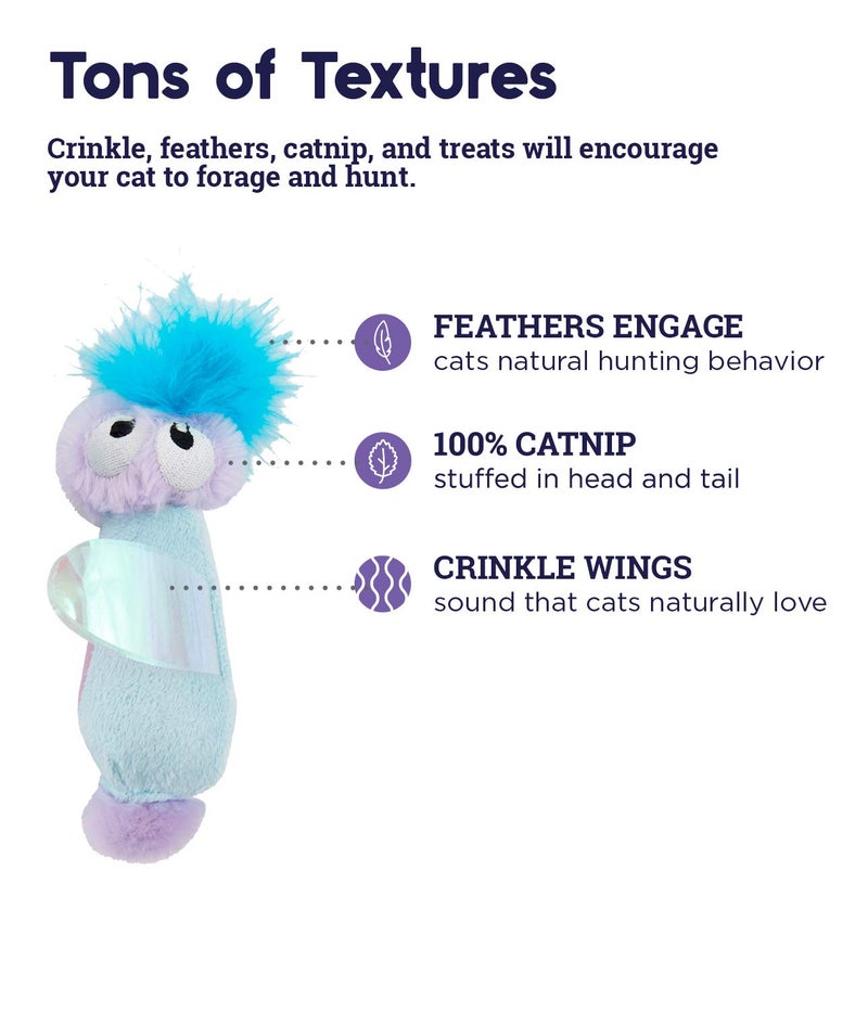 Catstages Petstages Swat 'N Treat Fairy Kicker Treat-Dispensing Toy for Cats - Image 4